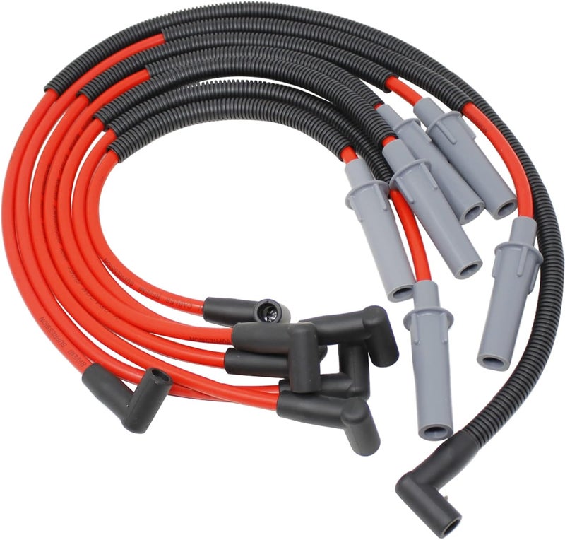 AIP Electronics DRAGON FIRE PERFORMANCE Power Pack Distributor Cap Rotor and Low Ohm Plug Wires Compatible/Replacement for 1992-2003 Dodge B150 B1500 B250 B2500 D150 D250 Durango Dakota Ram W150 3.9L V6 - Image 3